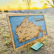 Custom Canadian National Parks Travel Map